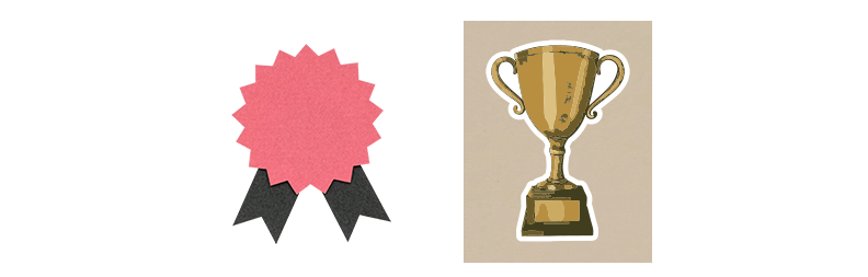 Hazy mountains landscape