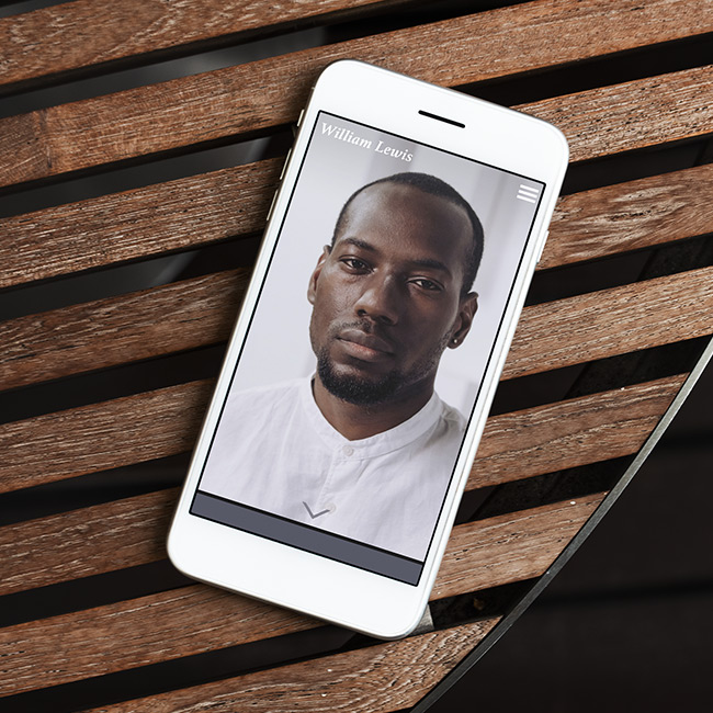 Robin - actor website demo image