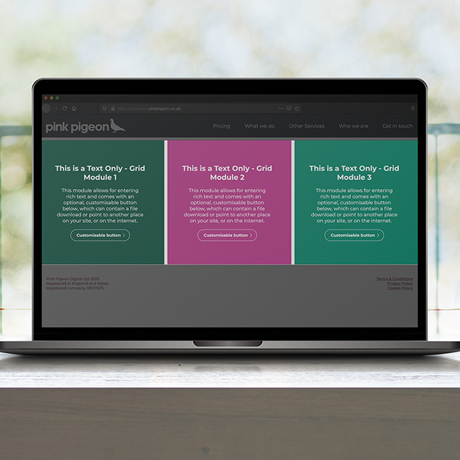 Image of Text Only - Grid Module